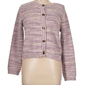 LOFT Textured Cardigan Sweater